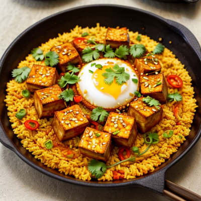 Spicy Fermented Tofu Scramble - A Delightful Vietnamese Inspired Vegetarian Breakfast!