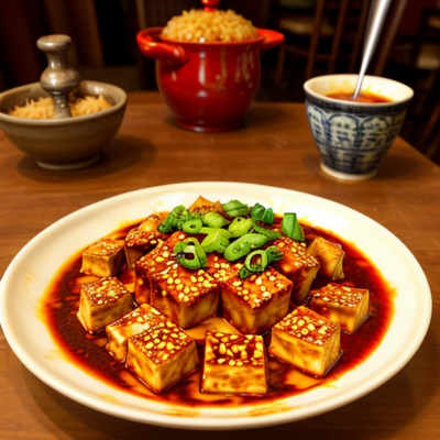 Spicy Miso Mapo Tofu - A Vegetarian Dish Inspired by Sichuan Cuisine