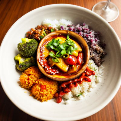 World Fusion Bowl - A Vegetarian Dinner Inspired By 36 Cuisines!