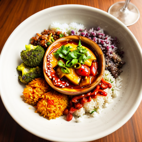 World Fusion Bowl – A Vegetarian Dinner Inspired By 36 Cuisines!