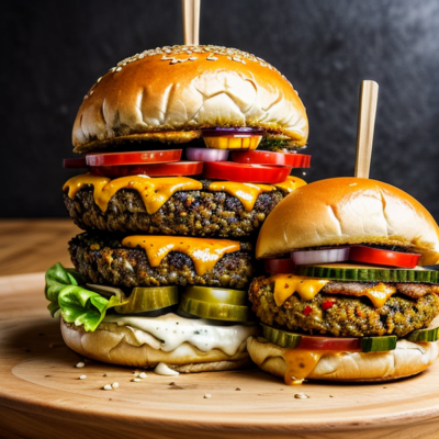 World Tour Veggie Burgers - A Culinary Adventure through 36 Countries!