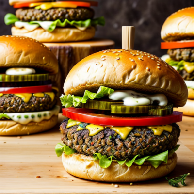 World Tour Veggie Burgers - Inspired by 36 Cuisines