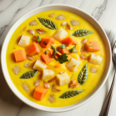 Zesty Carrot and Pineapple Smoothie Bowl - A Fusion of Brazilian and Caribbean Cuisines!