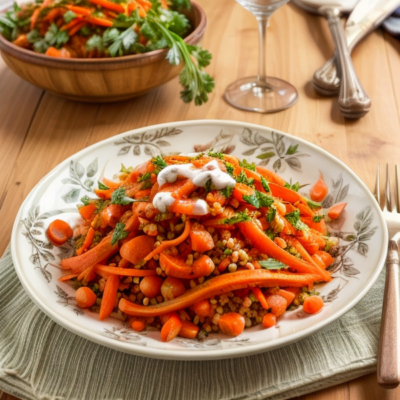 Zesty Moroccan Carrot Salad (Gluten-Free, Grain-Free, High-Fiber, Kid-Friendly)