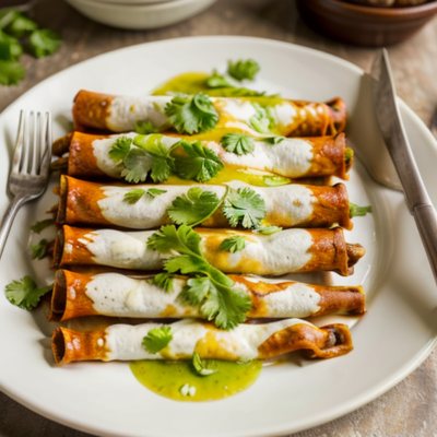Enchiladas Verdes - A Sustainable and Nutritious Recipe