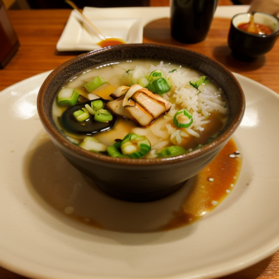 Japanese-Inspired Rice and Miso Soup