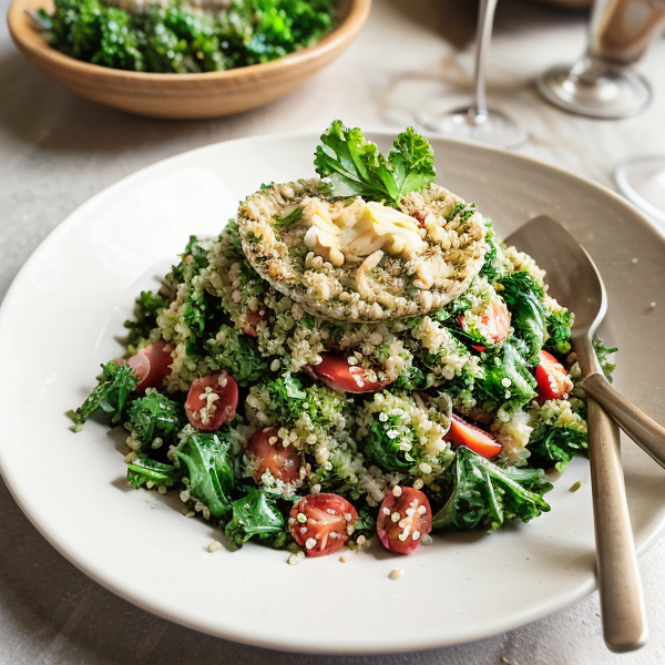 Kale and Quinoa Tabouli Salad