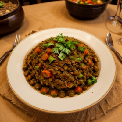 Spiced Lentils & Vegetables - An Authentic Ethiopian Dish