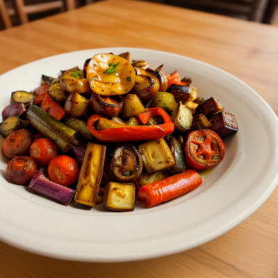 Spicy Roasted Vegetable Bowl