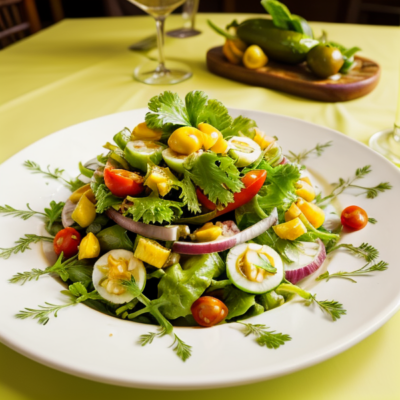 Sunny Samba Salad - a Brazilian Inspired Vegetable Salad