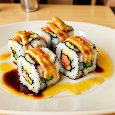 Tasty Tempura Sushi Roll