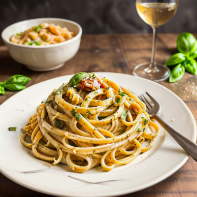 Tasty and Healthy Vegetarian Pasta Carbonara Recipe