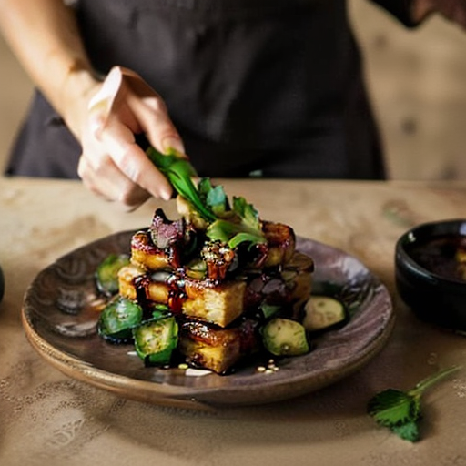 Chinese-Inspired Grilled Tofu and Vegetable Skewers