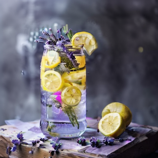 French-inspired Sparkling Lavender Lemonade