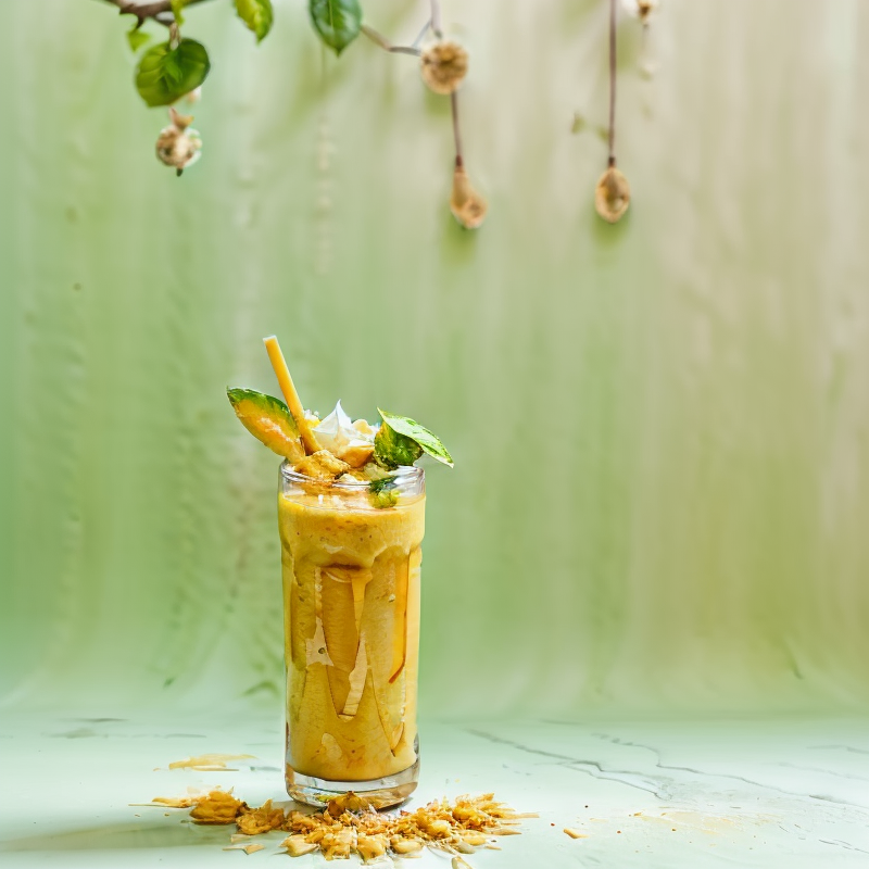 Thai Inspired Mango and Coconut Smoothie