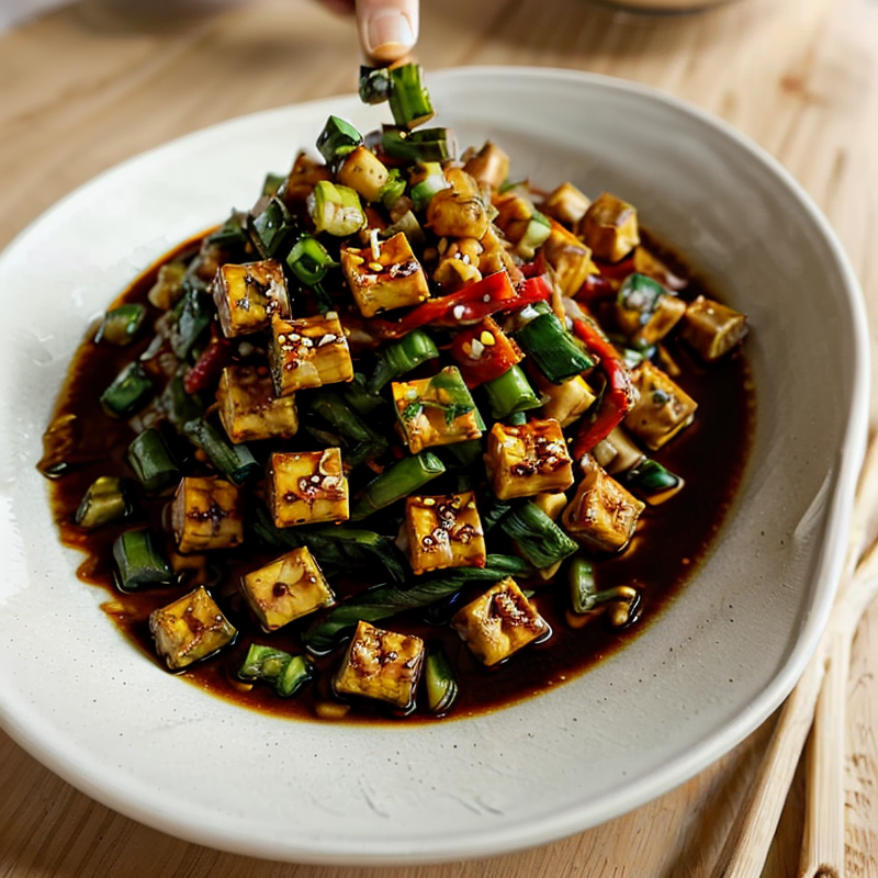 Vegan Chinese-Inspired Sweet and Sour Tofu