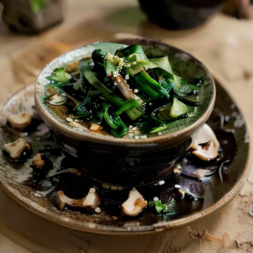 Vegan Japanese-Inspired Miso Soup with Tofu and Seaweed
