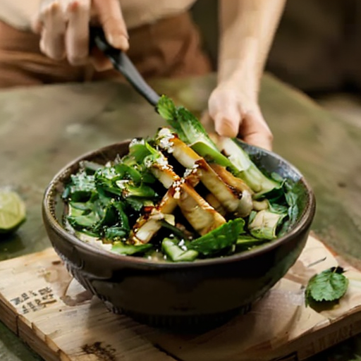 Vegan Vietnamese-Inspired Lemongrass Tofu Noodle Bowl