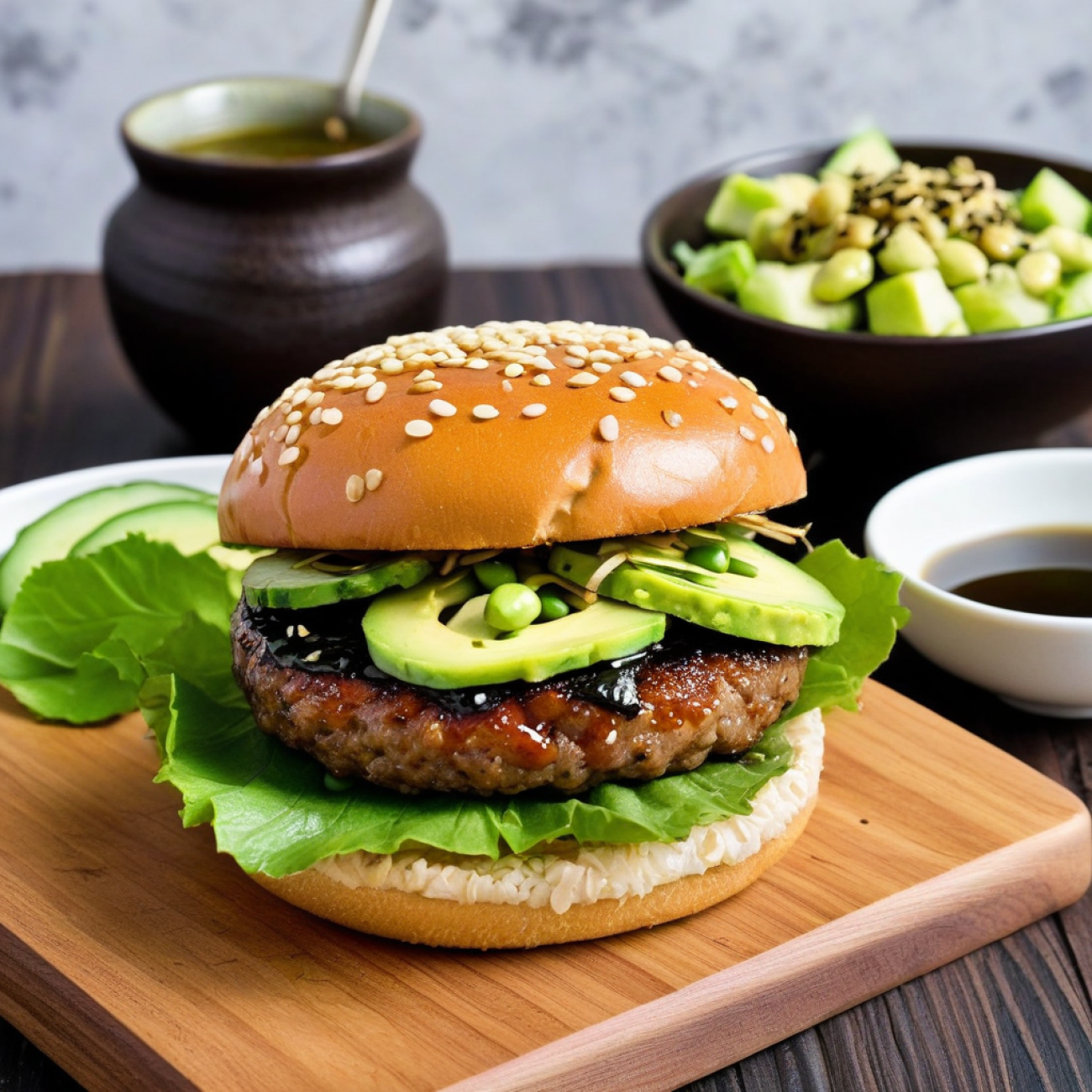 Umami Garden Teriyaki Vegan Burger