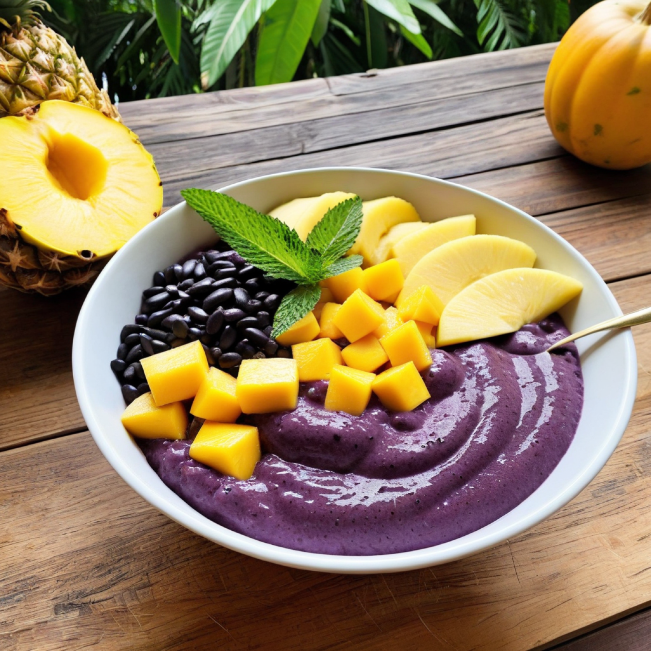 Tropical Açaí & Black Bean Breakfast Bowl
