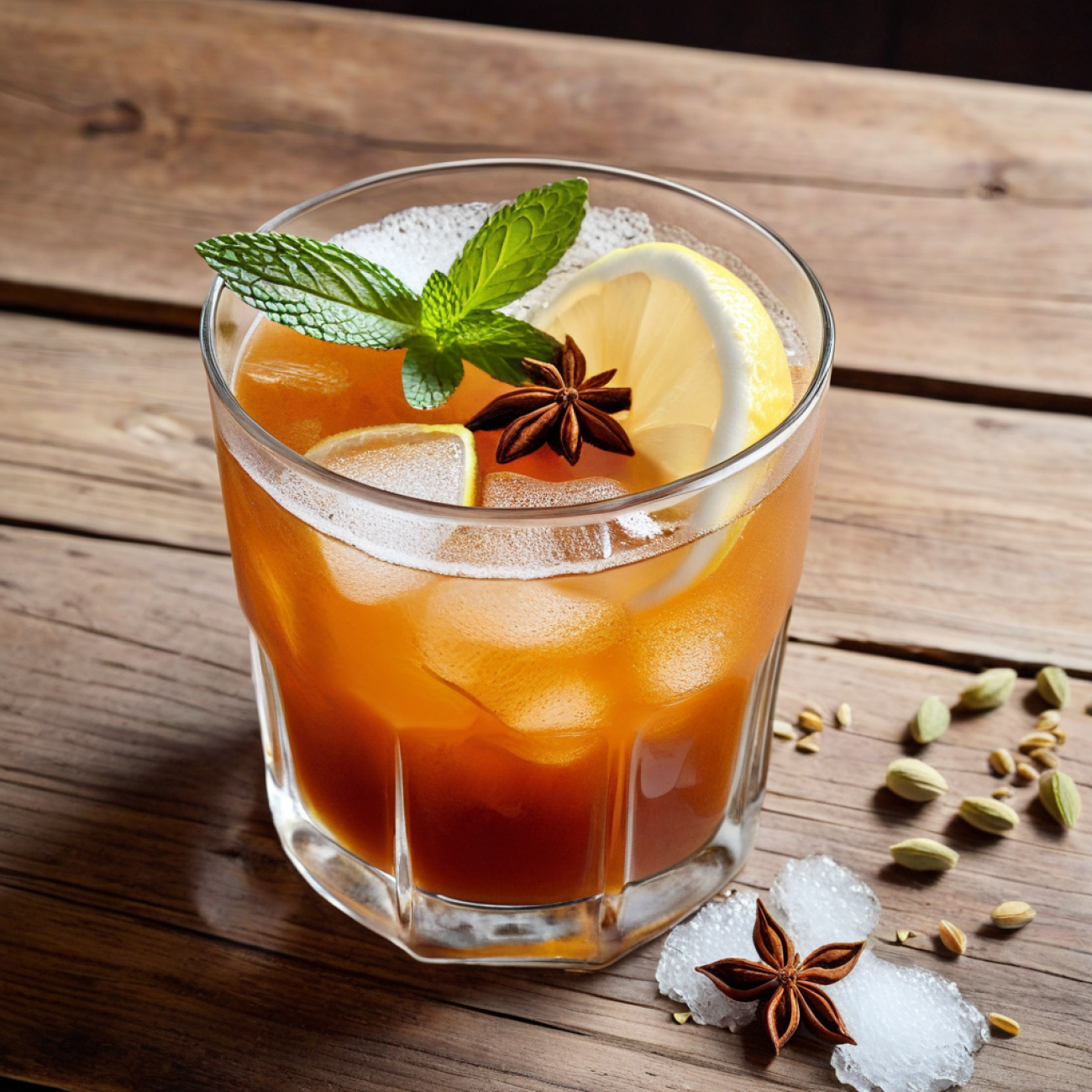 Spiced Ethiopian Teff & Ginger Cooler