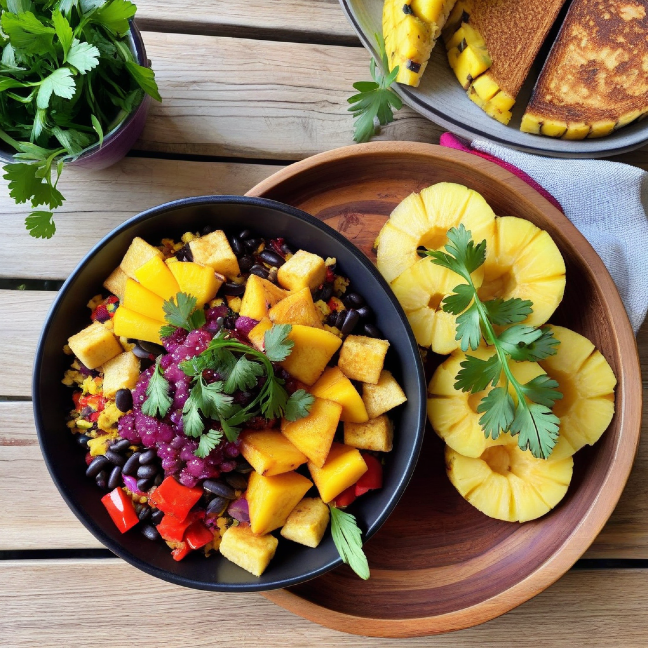 Sunrise Açaí & Black Bean Tofu Scramble