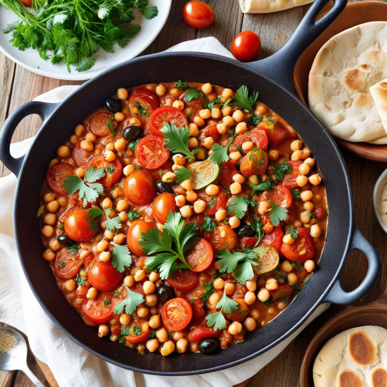 Sunrise Mediterranean Chickpea Shakshuka