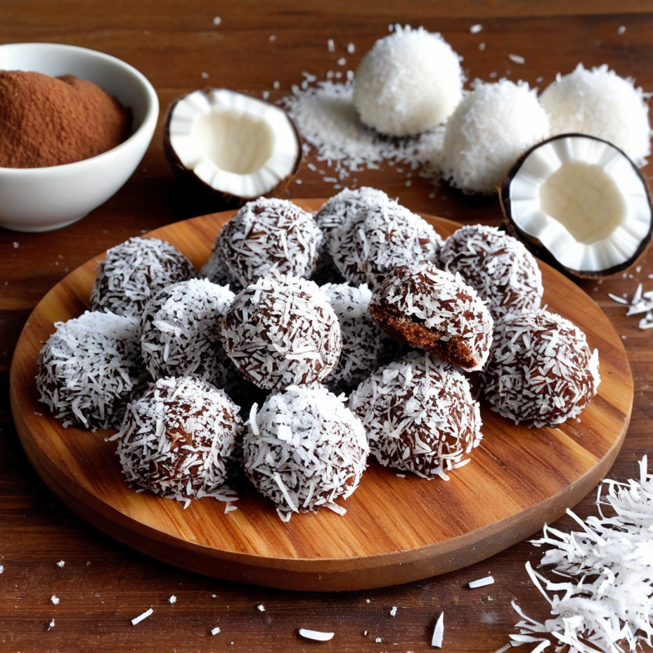 Coconut Brigadeiro Bliss Bites