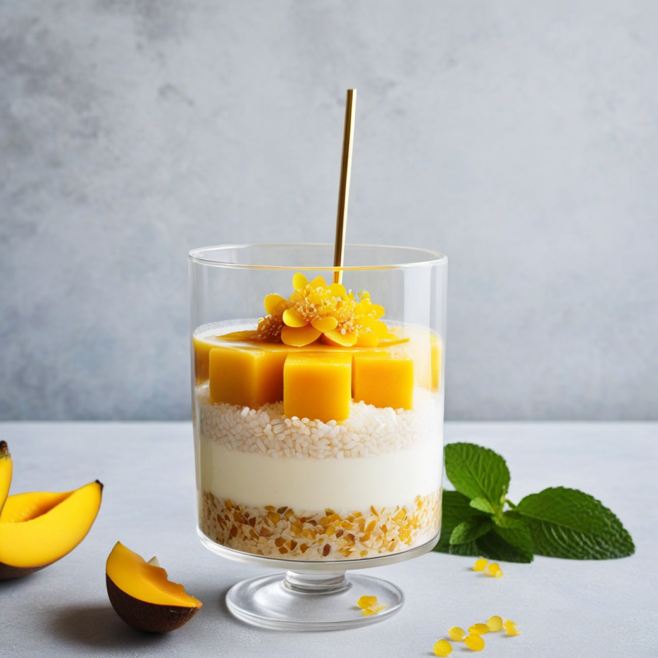 Osmanthus Mango Sago Parfait