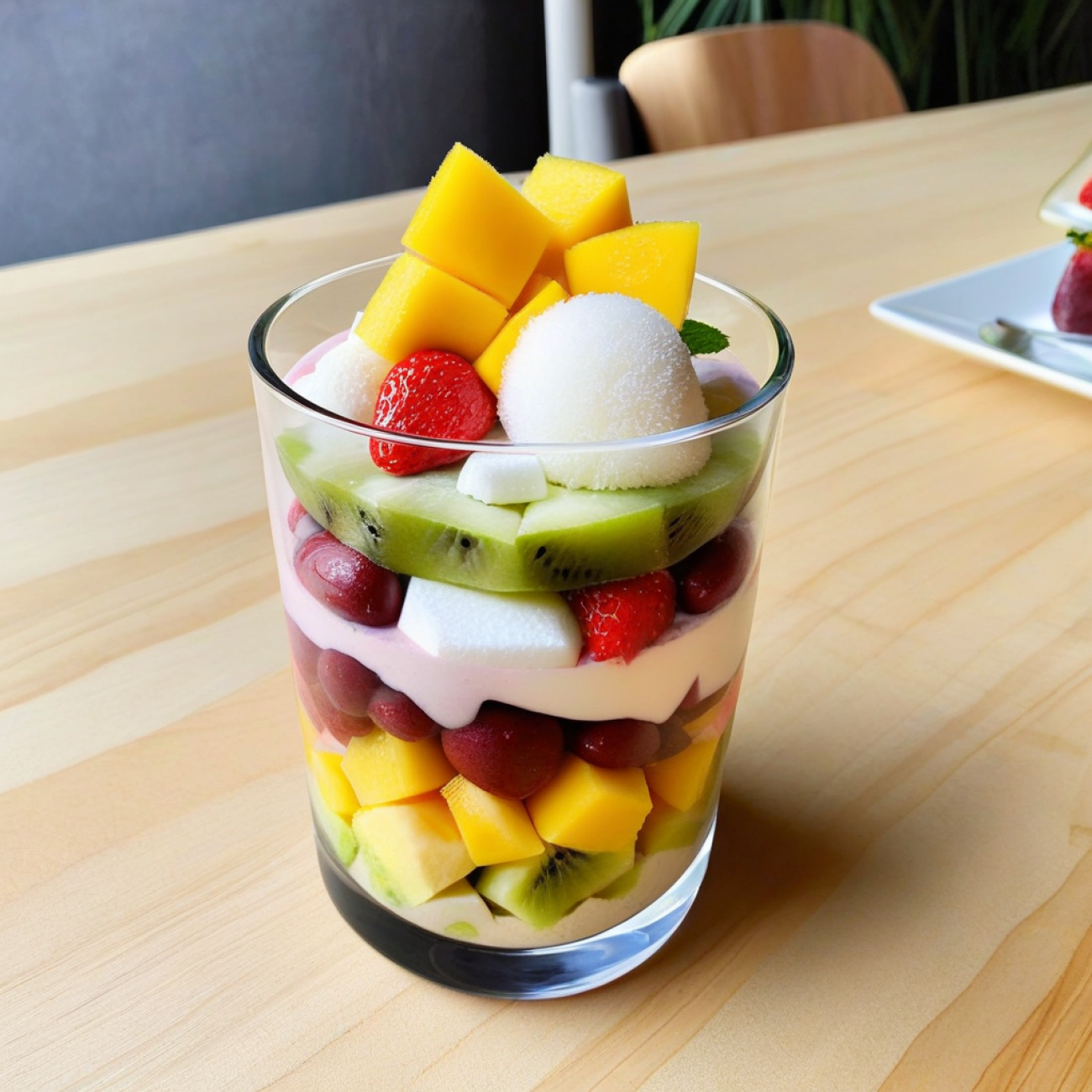 Bingsu-Inspired Vegan Sweet Red Bean Parfait