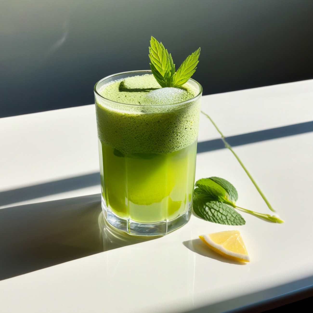 Yuzu Ginger Sparkling Matcha Elixir