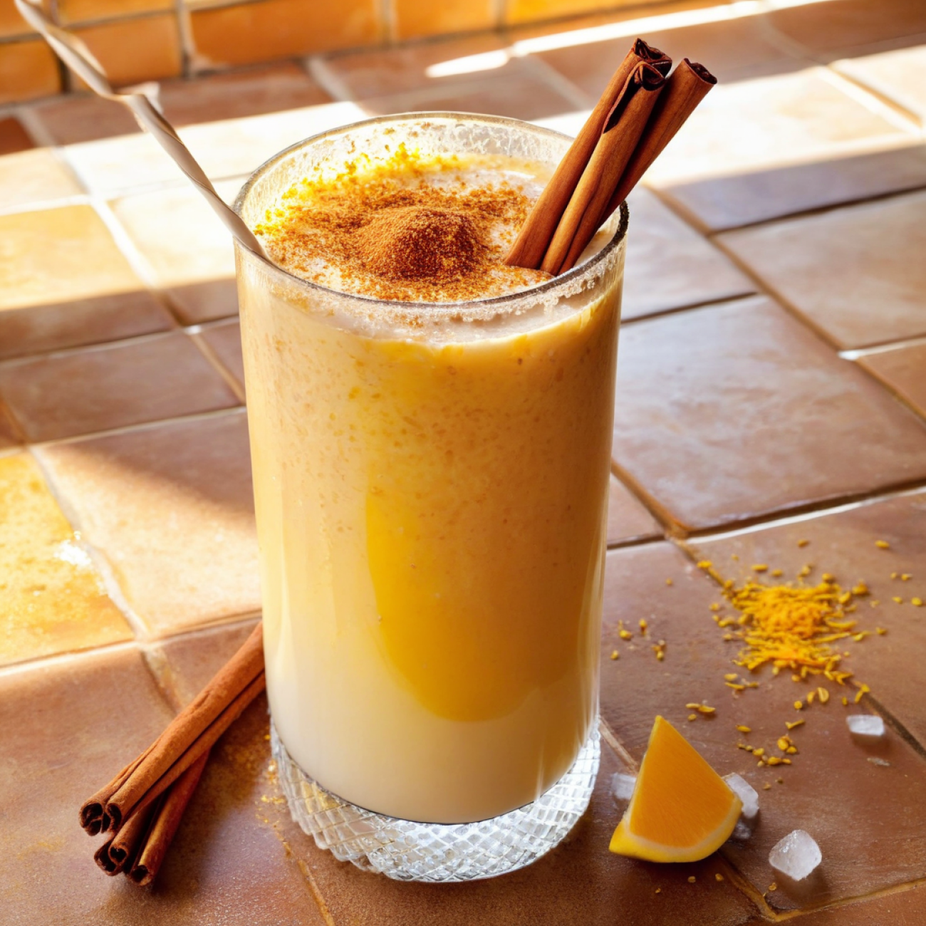 Horchata de Coco y Cúrcuma (Golden Coconut Horchata)