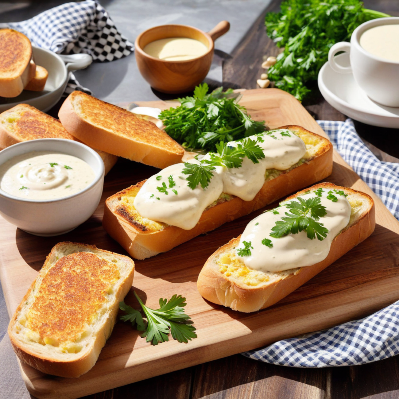 Vegan Croque Monsieur Baguette Melt