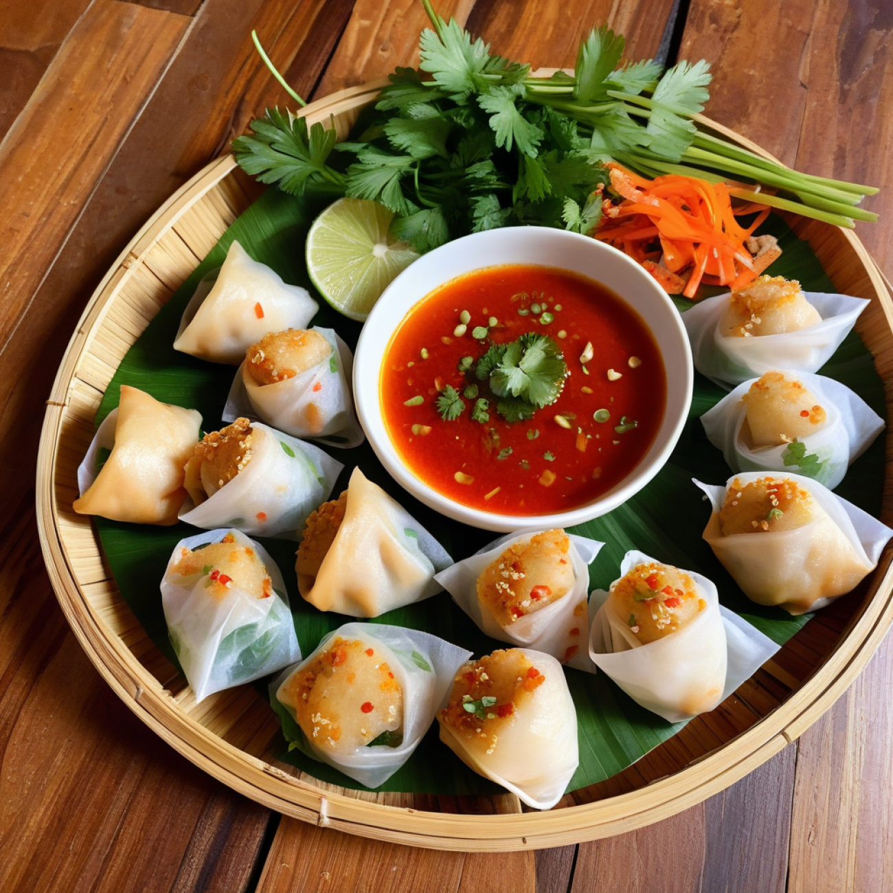 Crispy Vegan Vietnamese Spring Roll Bites (Bánh Gối Chay Bites)