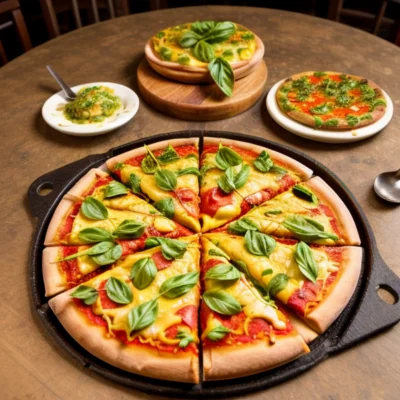 AMAZONIA'S DELIGHT - Vegetarian Pizza with a Brazilian Twist! (Inspired by 36 Cuisine)
