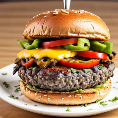 Sizzling Brazilian Black Bean Burgers (Gluten-Free, Soy-Free, High Protein, Kid-Friendly)